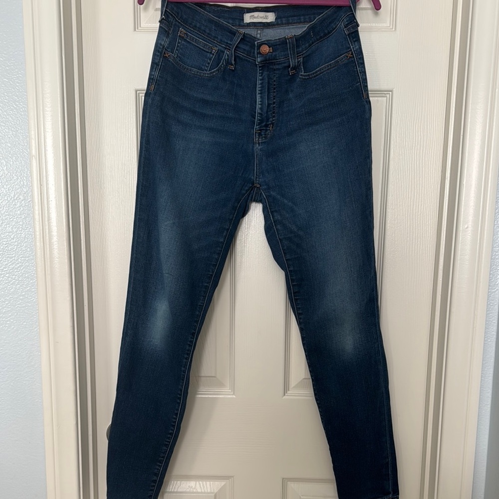 Madewell style L9933 Blue Denim Women's Jeans midrise skinny